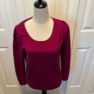 Talbots size M 100% wool pullover